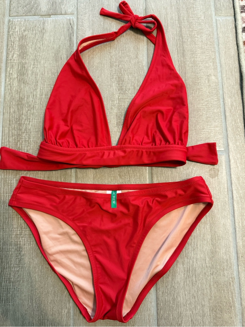 J. Crew Red Bikini